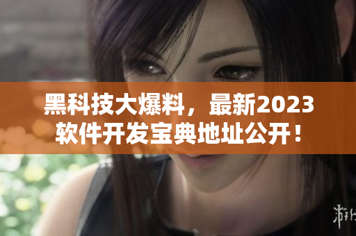 黑科技大爆料，最新2023軟件開發寶典地址公開！