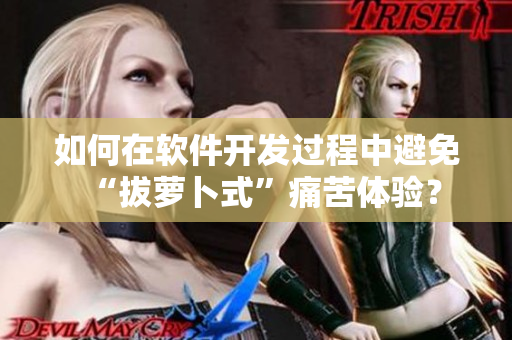 如何在軟件開發過程中避免“拔蘿卜式”痛苦體驗？