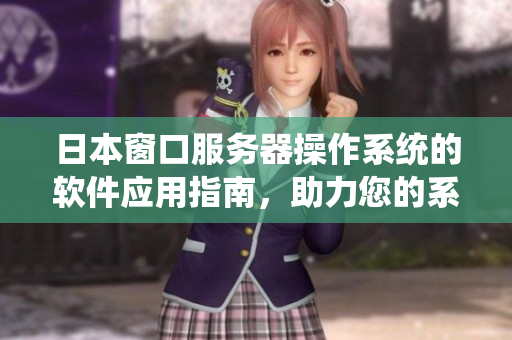 日本窗口服務器操作系統的軟件應用指南，助力您的系統運行更高效