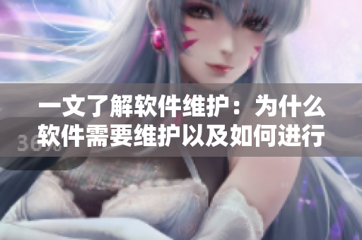 一文了解軟件維護(hù)：為什么軟件需要維護(hù)以及如何進(jìn)行有效的維護(hù)