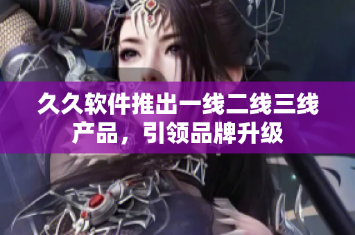 久久軟件推出一線二線三線產品，引領品牌升級