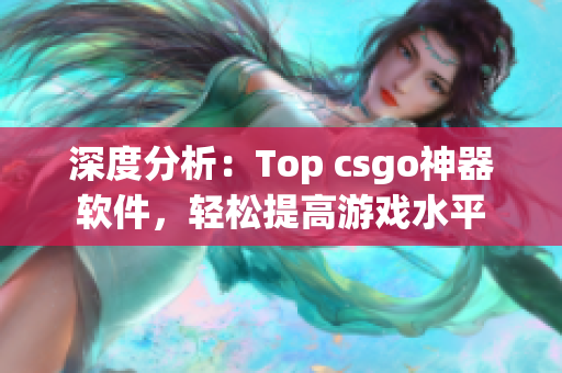 深度分析：Top csgo神器軟件，輕松提高游戲水平