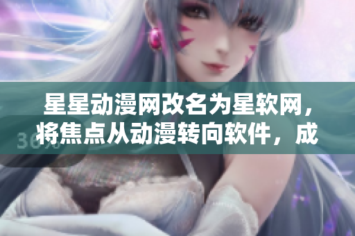 星星動漫網改名為星軟網，將焦點從動漫轉向軟件，成為軟件行業的網絡平臺。