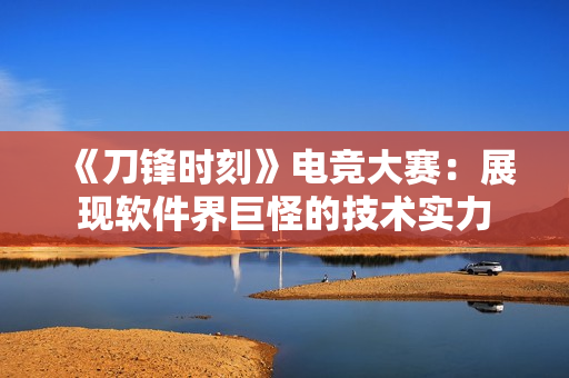 《刀鋒時刻》電競大賽：展現軟件界巨怪的技術實力