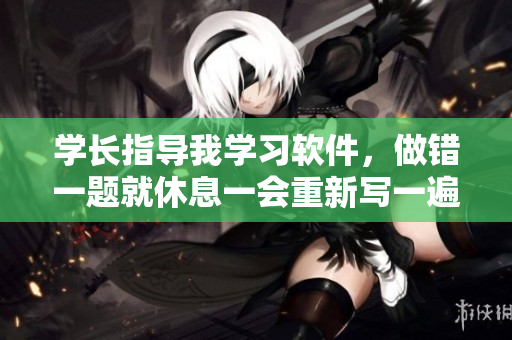 學長指導我學習軟件，做錯一題就休息一會重新寫一遍
