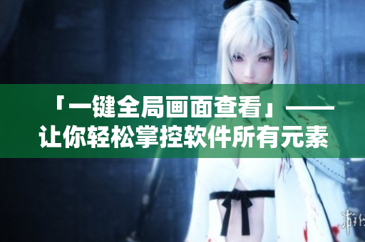 「一鍵全局畫面查看」——讓你輕松掌控軟件所有元素