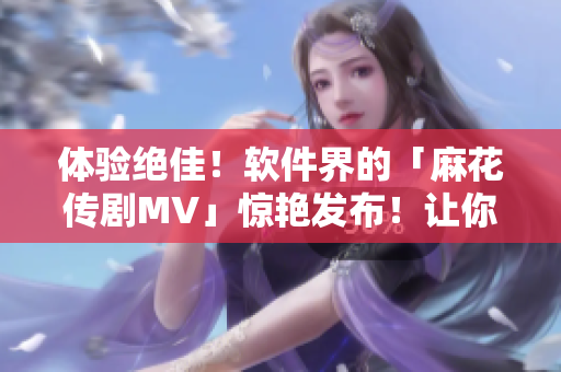 體驗絕佳！軟件界的「麻花傳劇MV」驚艷發布！讓你的軟件之旅更加精彩！
