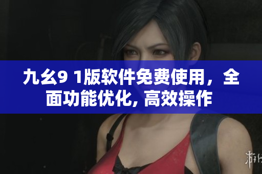 九幺9 1版軟件免費使用，全面功能優化, 高效操作 