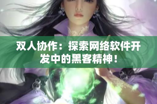 雙人協作：探索網絡軟件開發中的黑客精神！