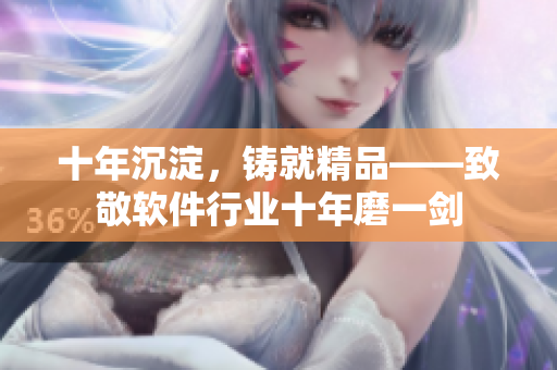 十年沉淀，鑄就精品——致敬軟件行業十年磨一劍