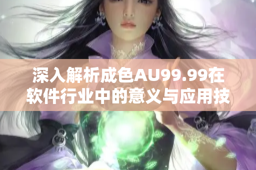 深入解析成色AU99.99在軟件行業中的意義與應用技巧