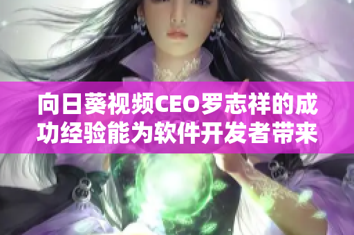 向日葵視頻CEO羅志祥的成功經(jīng)驗?zāi)転檐浖_發(fā)者帶來什么啟示？——總結(jié)與分析