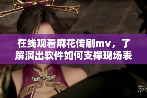 在線觀看麻花傳劇mv，了解演出軟件如何支撐現(xiàn)場表演