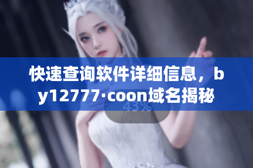 快速查詢軟件詳細信息，by12777·coon域名揭秘