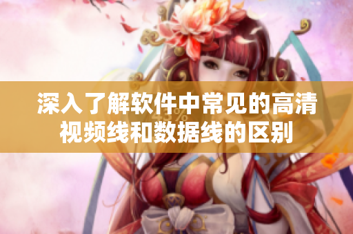 深入了解軟件中常見的高清視頻線和數據線的區別