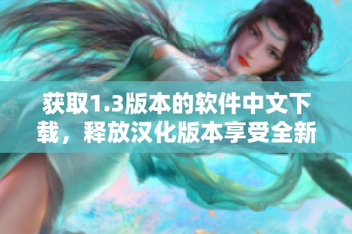 獲取1.3版本的軟件中文下載，釋放漢化版本享受全新體驗