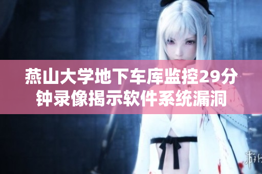 燕山大學(xué)地下車庫監(jiān)控29分鐘錄像揭示軟件系統(tǒng)漏洞