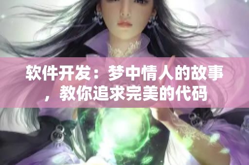 軟件開發：夢中情人的故事，教你追求完美的代碼