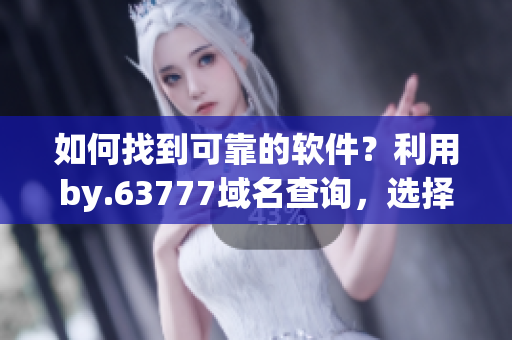 如何找到可靠的軟件？利用by.63777域名查詢，選擇最佳軟件！