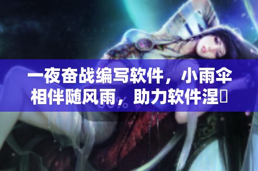 一夜奮戰編寫軟件，小雨傘相伴隨風雨，助力軟件涅槃重生