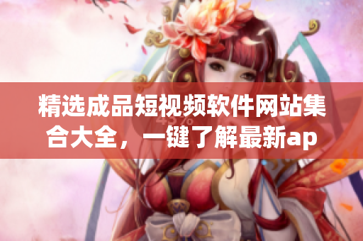 精選成品短視頻軟件網(wǎng)站集合大全，一鍵了解最新app推薦