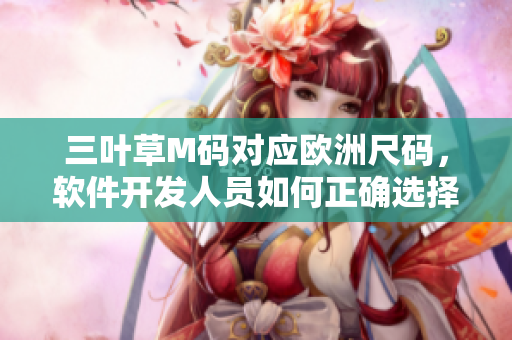 三葉草M碼對(duì)應(yīng)歐洲尺碼，軟件開發(fā)人員如何正確選擇尺碼？