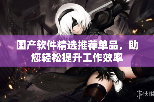 國產(chǎn)軟件精選推薦單品，助您輕松提升工作效率