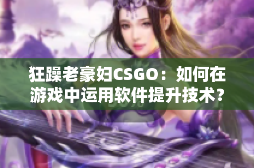 狂躁老豪婦CSGO：如何在游戲中運用軟件提升技術？