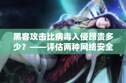 黑客攻擊比病毒入侵昂貴多少?——評估兩種網絡安全威脅的成本差異 黑客攻擊比病毒入侵昂貴多少?——評估兩種網絡安全威脅的成本差異