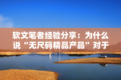 軟文筆者經驗分享:為什么說“無尺碼精品產品”對于軟件行業意義重大? 軟文筆者經驗分享:為什么說“無尺碼精品產品”對于軟件行業意義重大?