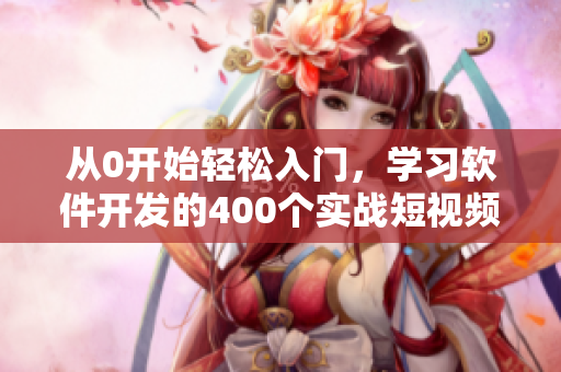 從0開始輕松入門,學(xué)習(xí)軟件開發(fā)的400個(gè)實(shí)戰(zhàn)短視頻教程 從0開始輕松入門,學(xué)習(xí)軟件開發(fā)的400個(gè)實(shí)戰(zhàn)短視頻教程