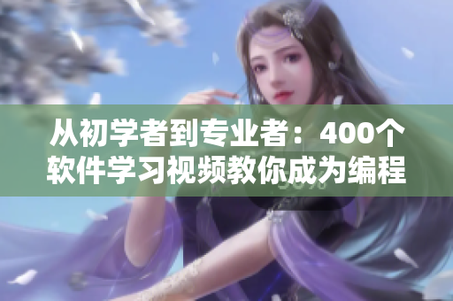 從初學(xué)者到專業(yè)者:400個軟件學(xué)習(xí)視頻教你成為編程高手 從初學(xué)者到專業(yè)者:400個軟件學(xué)習(xí)視頻教你成為編程高手