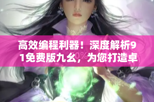 高效編程利器!深度解析9 1免費版九幺,為您打造卓越軟件開發體驗 高效編程利器!深度解析9 1免費版九幺,為您打造卓越軟件開發體驗