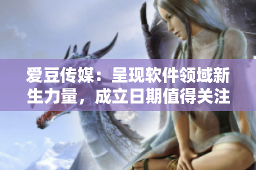 愛豆傳媒:呈現軟件領域新生力量,成立日期值得關注! 愛豆傳媒:呈現軟件領域新生力量,成立日期值得關注!