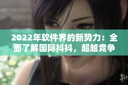 2022年軟件界的新勢(shì)力：全面了解國際抖抖，超越競爭對(duì)手！