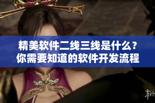 精美軟件二線三線是什么?你需要知道的軟件開發(fā)流程 精美軟件二線三線是什么?你需要知道的軟件開發(fā)流程