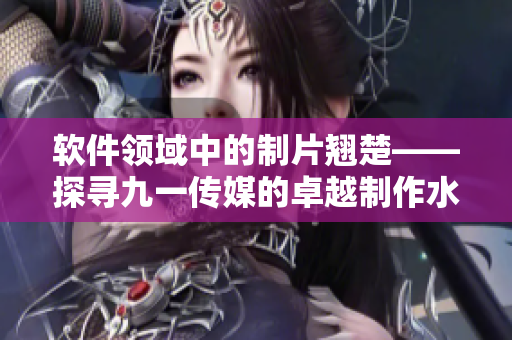 軟件領域中的制片翹楚——探尋九一傳媒的卓越制作水平 軟件領域中的制片翹楚——探尋九一傳媒的卓越制作水平
