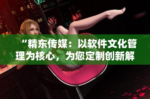 “精東傳媒：以軟件文化管理為核心，為您定制創新解決方案”
