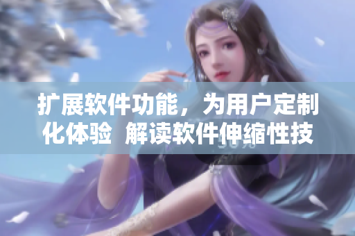擴展軟件功能，為用戶定制化體驗  解讀軟件伸縮性技術