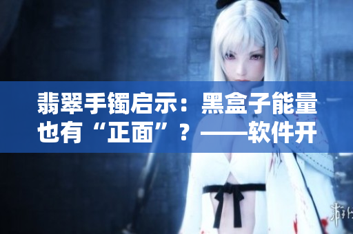 翡翠手鐲啟示:黑盒子能量也有“正面”?——軟件開發(fā)者的思考 翡翠手鐲啟示:黑盒子能量也有“正面”?——軟件開發(fā)者的思考