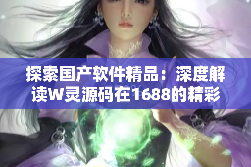 探索國產軟件精品：深度解讀W靈源碼在1688的精彩表現