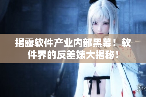 揭露軟件產(chǎn)業(yè)內(nèi)部黑幕！軟件界的反差婊大揭秘！