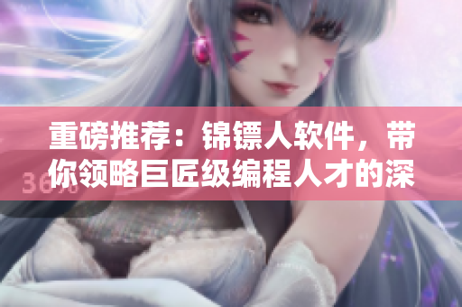 重磅推薦：錦鏢人軟件，帶你領略巨匠級編程人才的深厚功力！