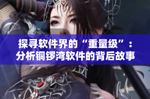 探尋軟件界的“重量級(jí)”：分析銅鑼灣軟件的背后故事