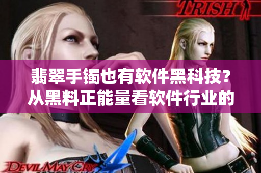 翡翠手鐲也有軟件黑科技？從黑料正能量看軟件行業(yè)的發(fā)展